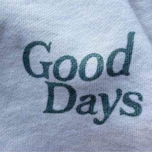 Madewell ‘Good Days’ Pullover Crewneck Sweatshirt Contrast Stitching XS